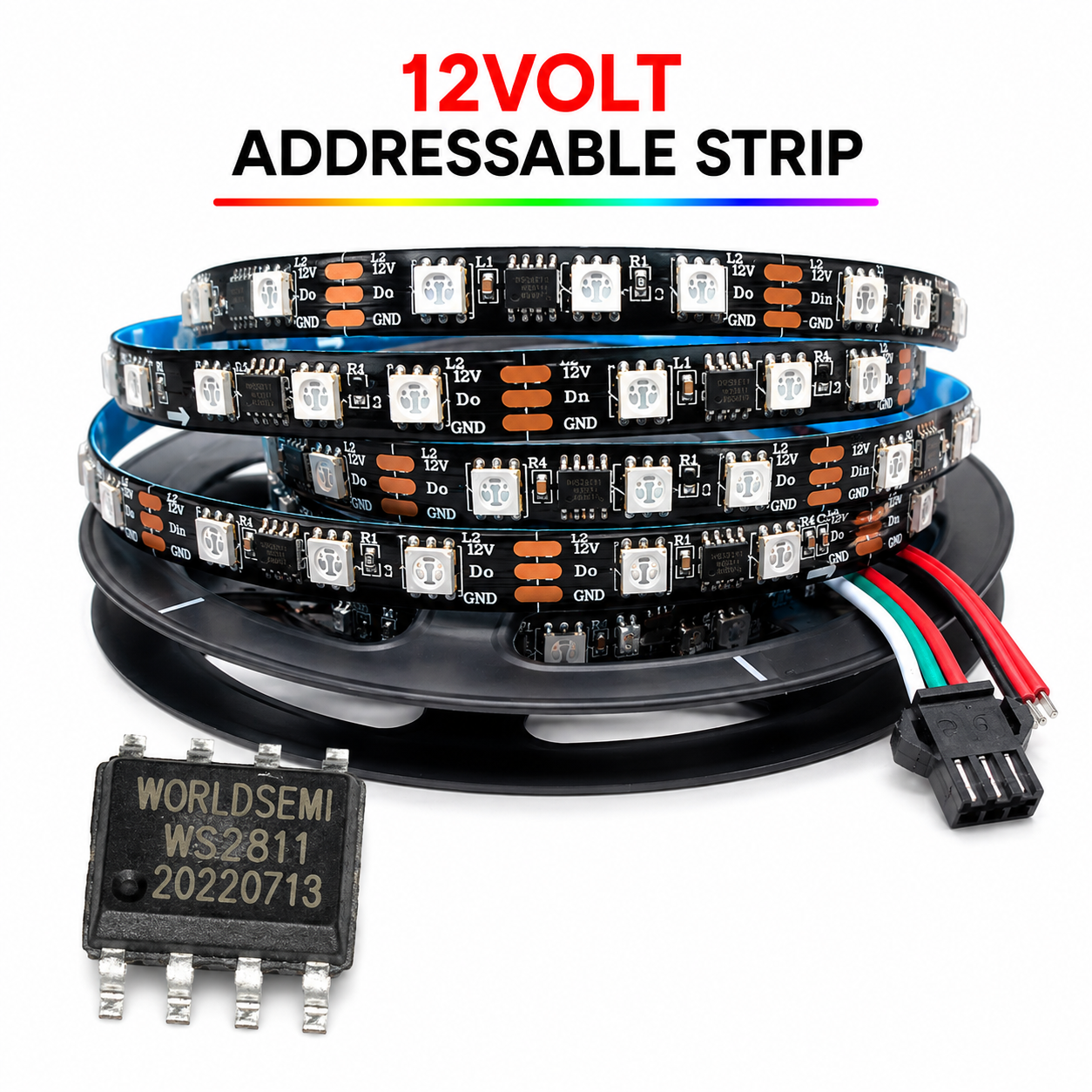 12VOLT ADDRESABLE STRIP