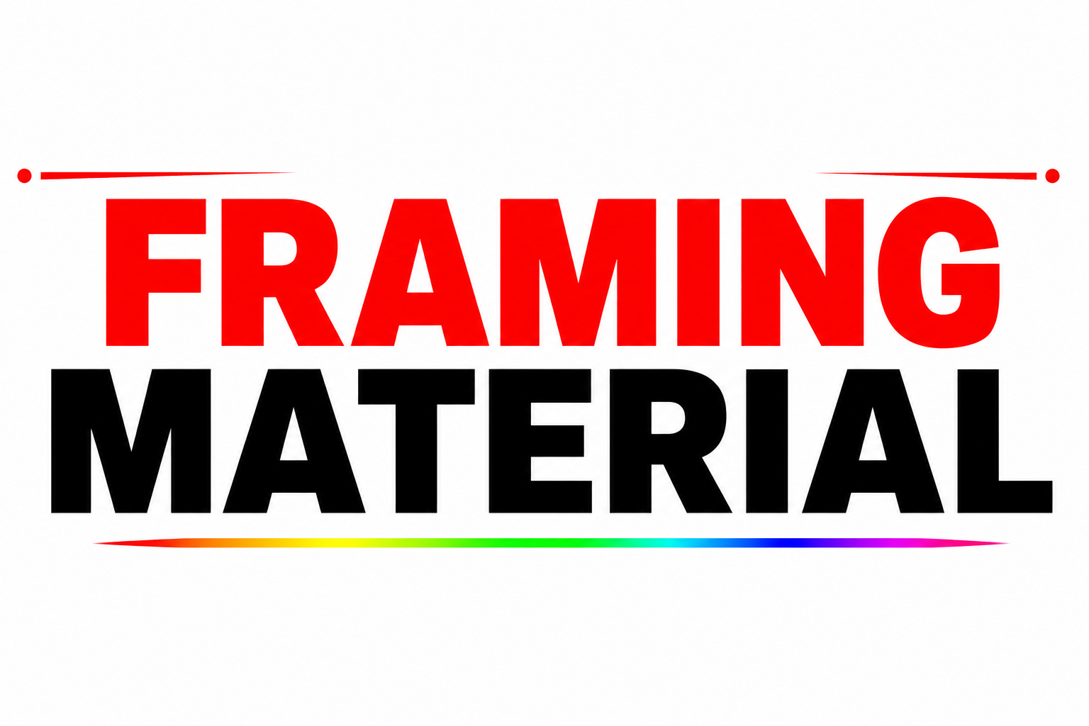 LED DISPLAY FRAMING MATERIAL