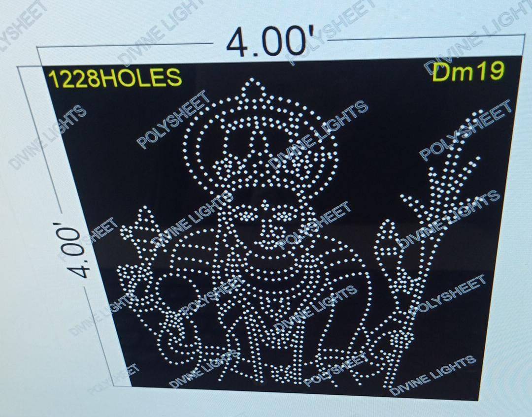 DM19 DEVI MATA 4X4  FEET 1228 HOLES