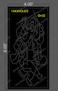 GN32 GANESH JI 8X4 FEET 1343 HOLES