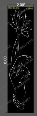 CSD12 CUSTOM DESIGN 8X2 FEET 598 HOLES