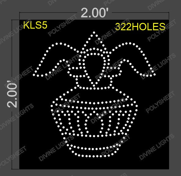 KLS5 KALASH 2X2 FEET 322 HOLES