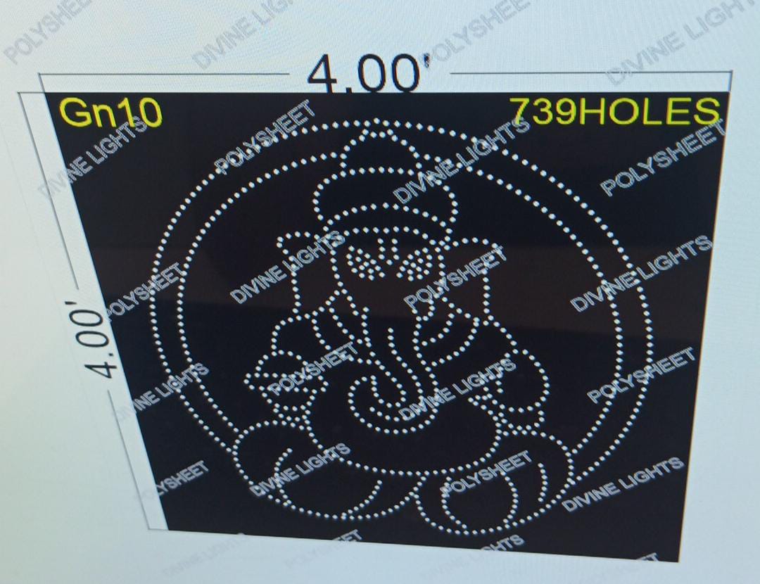 GN10 GANESHJI 4X4 FEET 739 HOLES