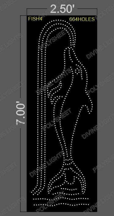 FISH4 FISH 7X2.5 FEET 664 HOLES