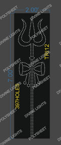 TRI12 TRISHUL 7X2 FEET 397 HOLES