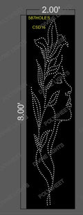 CSD16 CUSTOM DESIGN 8X2 FEET 587 HOLES