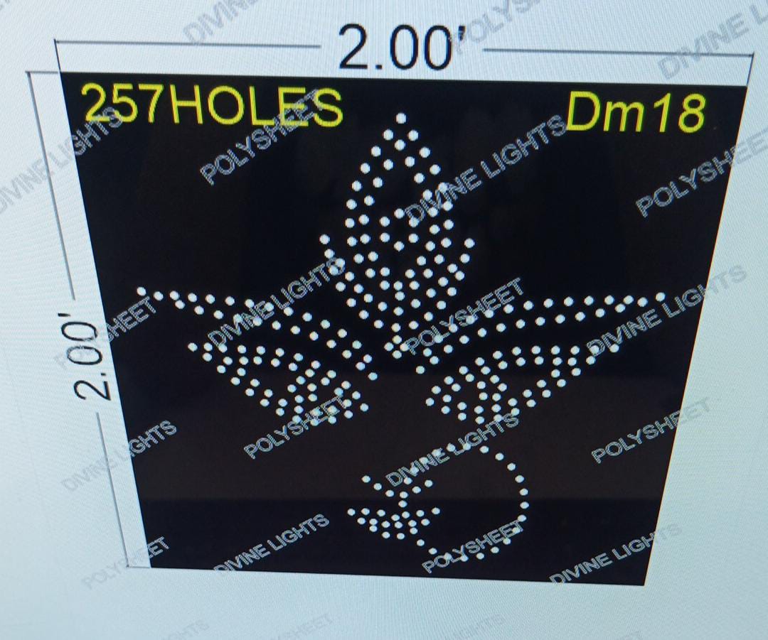 DM18 DEVI MATA 2X2 FEET 257  HOLES