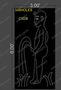CSD8 CUSTOM DESIGN 6X3 FEET 548 HOLES