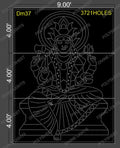 DM37 DEVI MATA 12X9 FEET 3721 HOLES (3 PARTS)