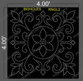 RNGL2 RANGOLI 4X4 FEET 893 HOLES