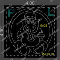 GN23 GANESHJI 4X4  FEET 954 HOLES