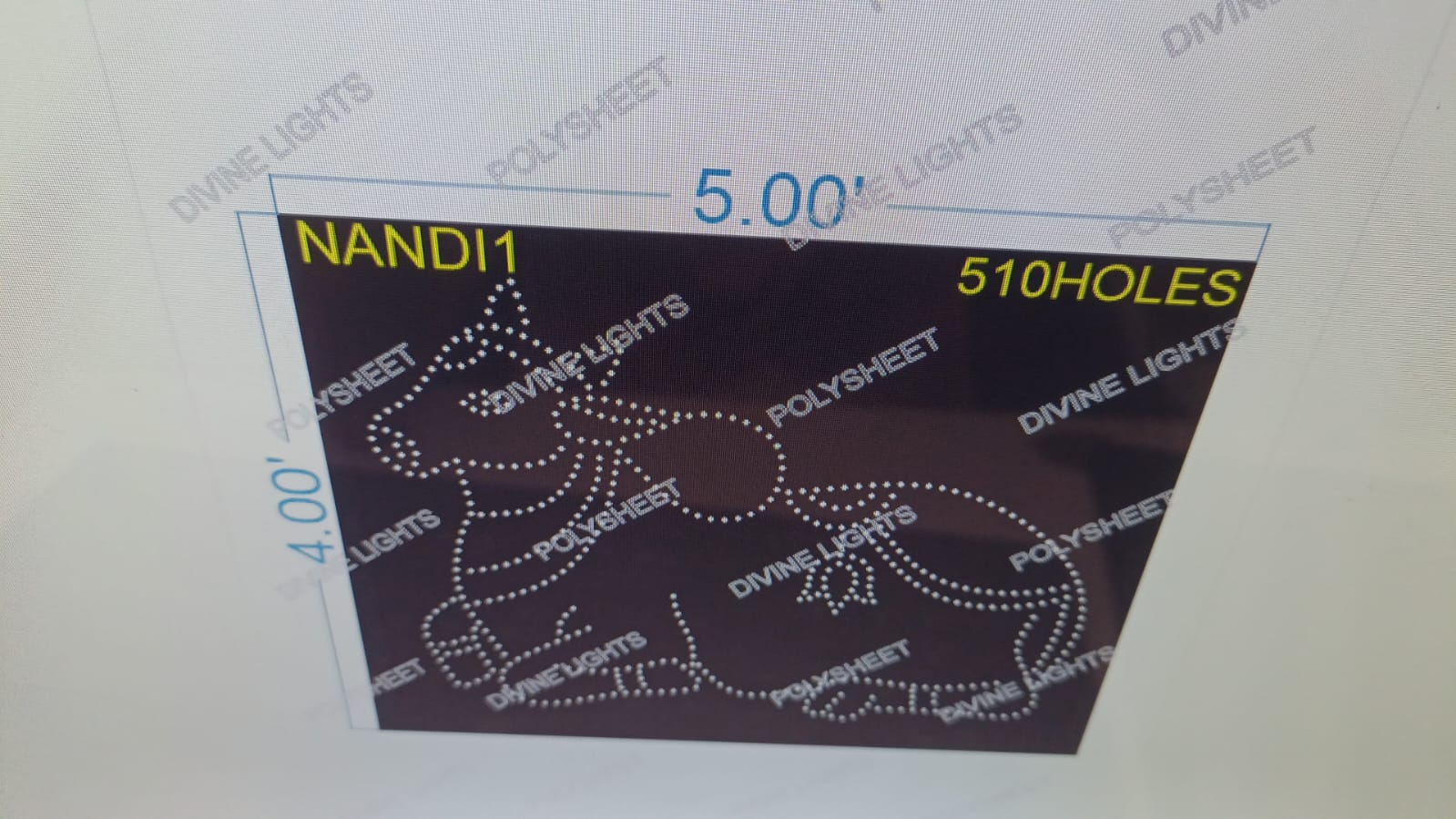 NANDI1 4X5 FEET 510 HOLES