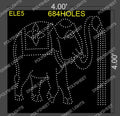 ELE5 ELEPHANT 4X4 FEET 684 HOLES