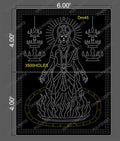 DM45 DEVI MATA 8X6 FEET 3500 HOLES (2 PARTS)