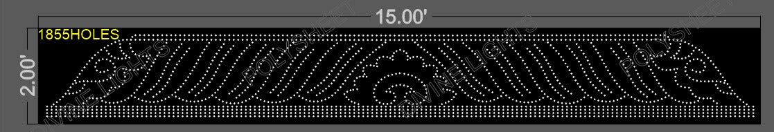 MDP2 MANDAP 2X15 FEET 1855 HOLES