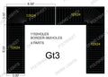 GT3 GATE 3X8 FEET 288 HOLES  ( 4 PARTS ) TOTAL HOLES 1152