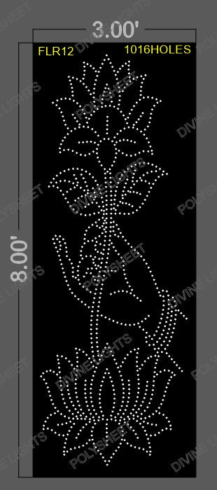 FLR12 FLOWER 8X3 FEET 1016 HOLES