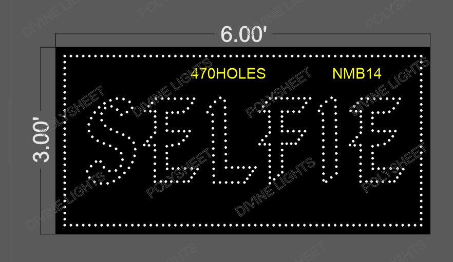 NMB14 NAME BOARD 3X6 FEET 470 HOLES
