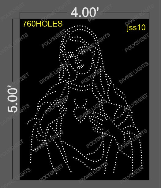 JSS10 JESUS 5X4 FEET 760 HOLES