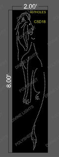 CSD18 CUSTOM DESIGN 8X2 FEET 407 HOLES