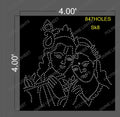 SK8 SHREE KRISHNA 4X4 FEET 847 HOLES