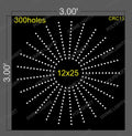 CRC13 CIRCLE 3X3 FEET 300 HOLES