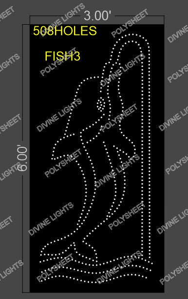 FISH3 FISH 6X3 FEET 508 HOLES