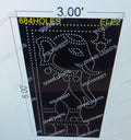 ELE2 ELEPHANT 6X3 FEET 684 HOLES