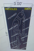 BIRD5 PARROT 8X3 FEET 842 HOLES