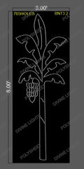 BNT3.2 BANANA TREE 8X3 FEET 765 HOLES