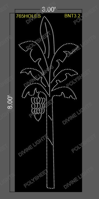 BNT3.2 BANANA TREE 8X3 FEET 765 HOLES