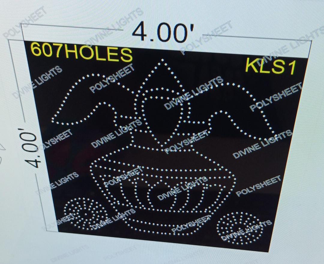 KLS1 KALASH 4X4 FEET 607 HOLES