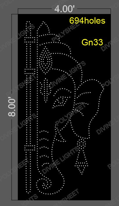 GN33 GANESH JI 8X4 FEET 694 HOLES