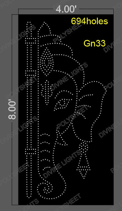 GN33 GANESH JI 8X4 FEET 694 HOLES