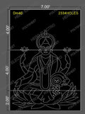 DM40 DEVI MATA 10X7 FEET 2334 HOLES (3 PARTS)
