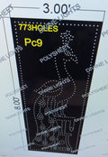 PC9 PEACOCK 8X3 FEET 773 HOLES