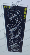 PC17 PEACOCK 6X2 FEET 729 HOLES