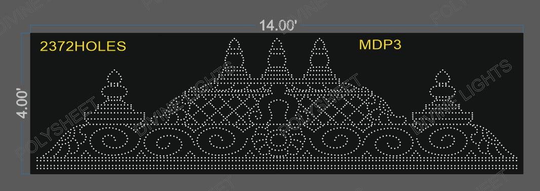 MDP3 MANDAP 4X14  FEET 2372 HOLES