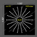 CRC18 CIRCLE 1.5X1.5 FEET 160 HOLES