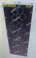 FLR1 FLOWER 8X3 FEET 674 HOLES
