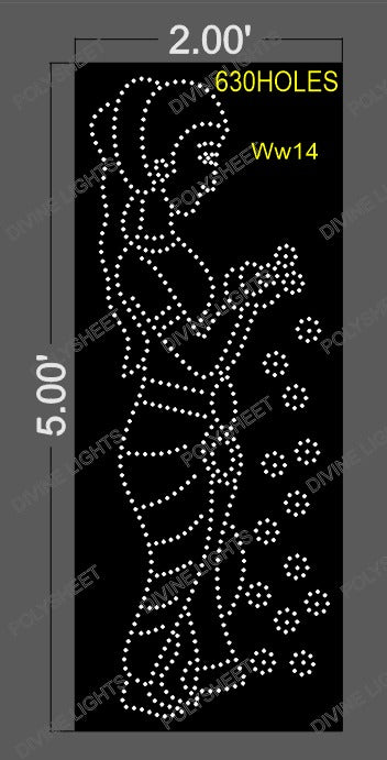 WW14 WOMEN 5X2 FEET 630 HOLES