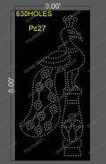 PC27 PEACOCK 6X3 FEET 630HOLES