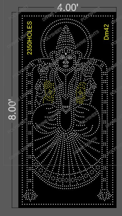 DM42 DEVI MATA 8X4 FEET 2350 HOLES