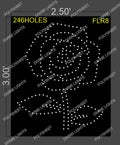 FLR8 FLOWER ROSE 3X2.5 FEET 246 HOLES