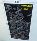 GOD SOUTH GOD 8X4 FEET 2434 HOLES