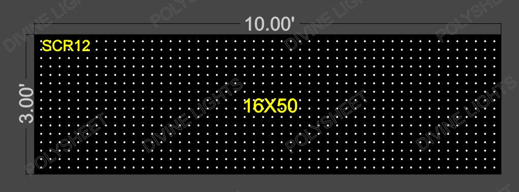 SCR12 SCREEN 3X10 FEET 800 HOLES