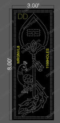 MRGNVL8 MURGAN VELL 8X3 FEET 1166 HOLES