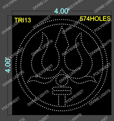TRI13 TRISHUL 4X4 FEET 574 HOLES