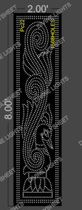 PC22 PEACOCK 8X2 FEET 1508 HOLES