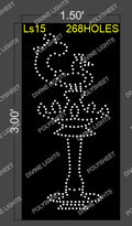 LS15 LAMP STAND 1.5X3 FEET 268 HOLES
